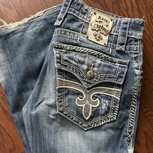 Men’s Rock Revival Boot Cut Jeans Size 32